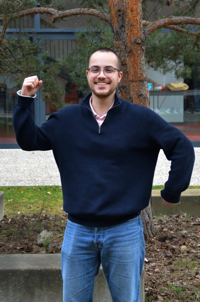 Photo de l'étudiant Hugo Tavernier qui témoigne