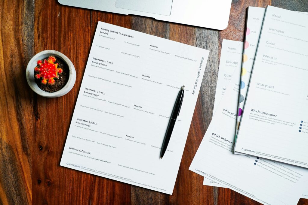 Photo d'un document papier